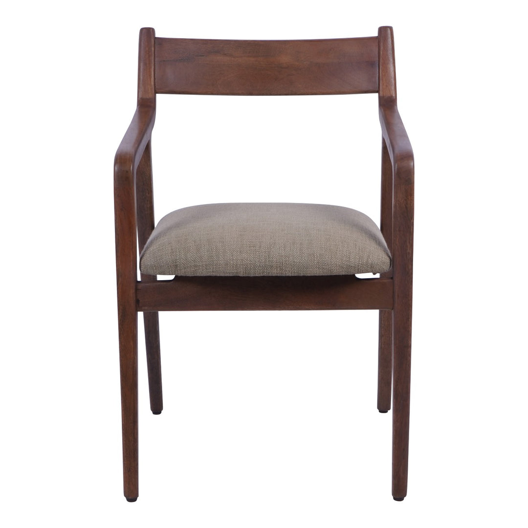 Libra Monterey Wooden Upholstered Dining Chair in Sage