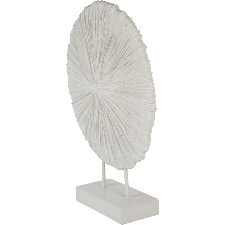 Libra Orbis Textured Sculpture on Stand