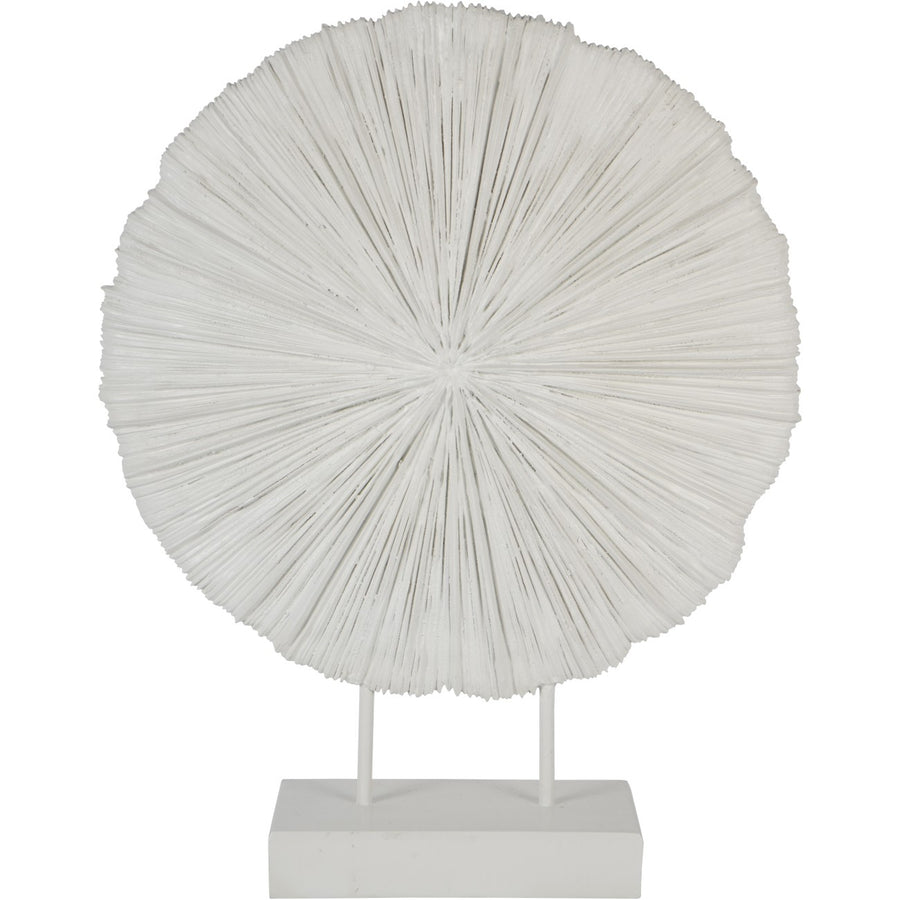 Libra Orbis Textured Sculpture on Stand