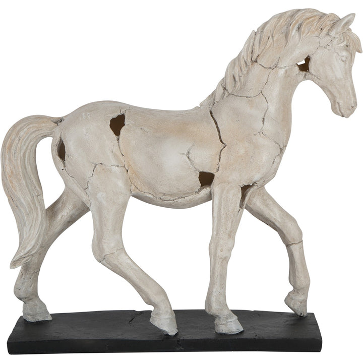 Libra Horse Aged Sculpture