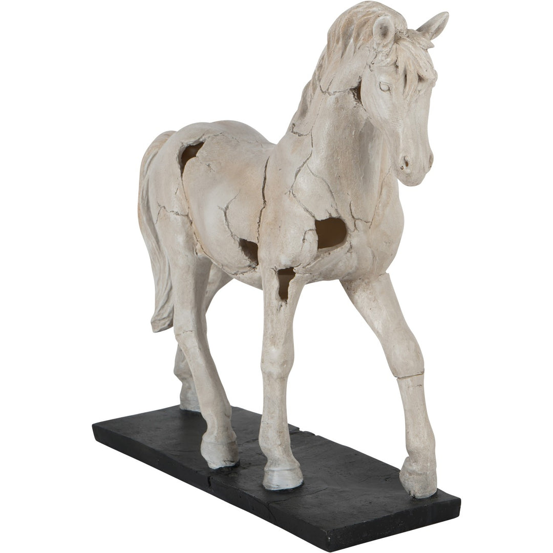 Libra Horse Aged Sculpture
