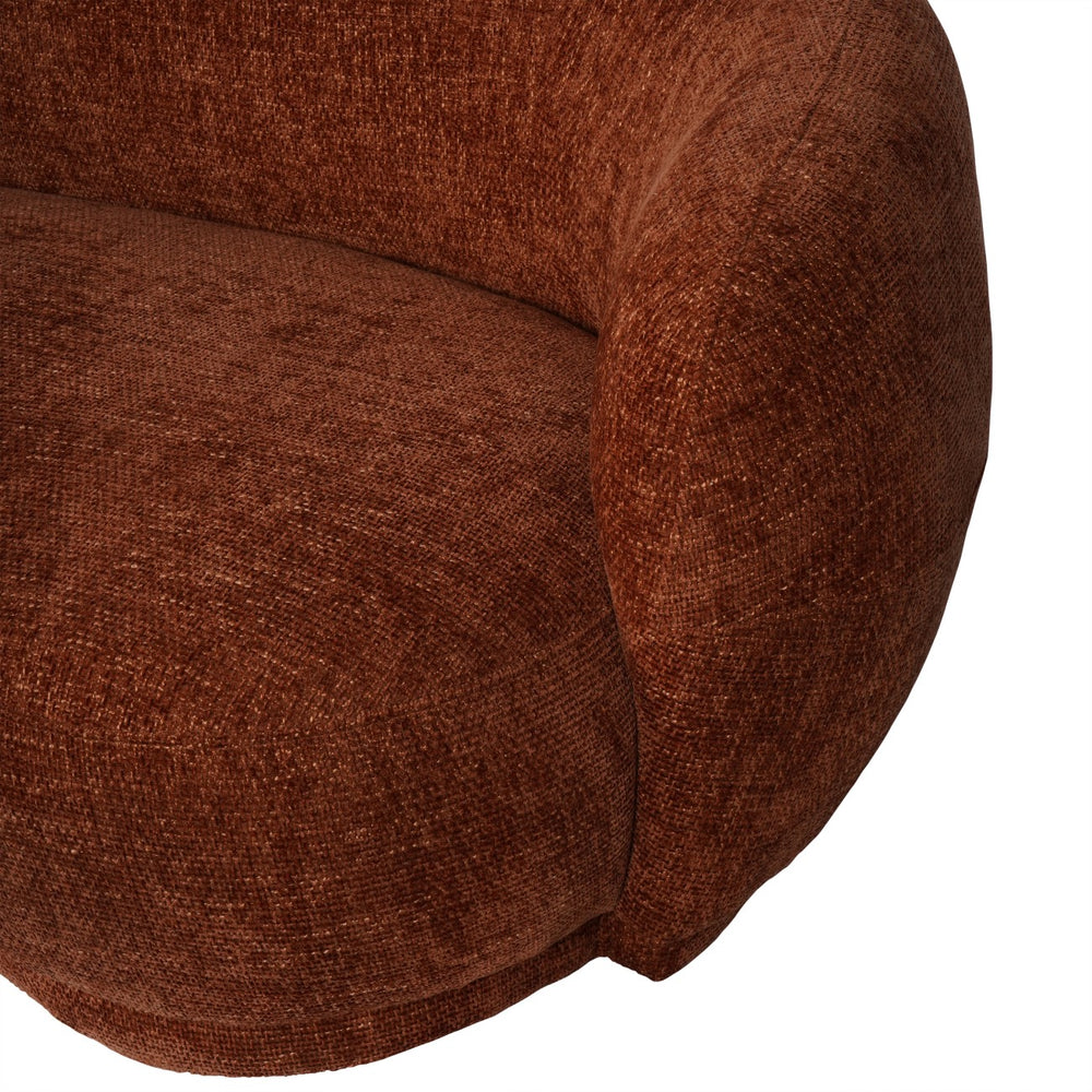 Close-up of a brown textured fabric surface
