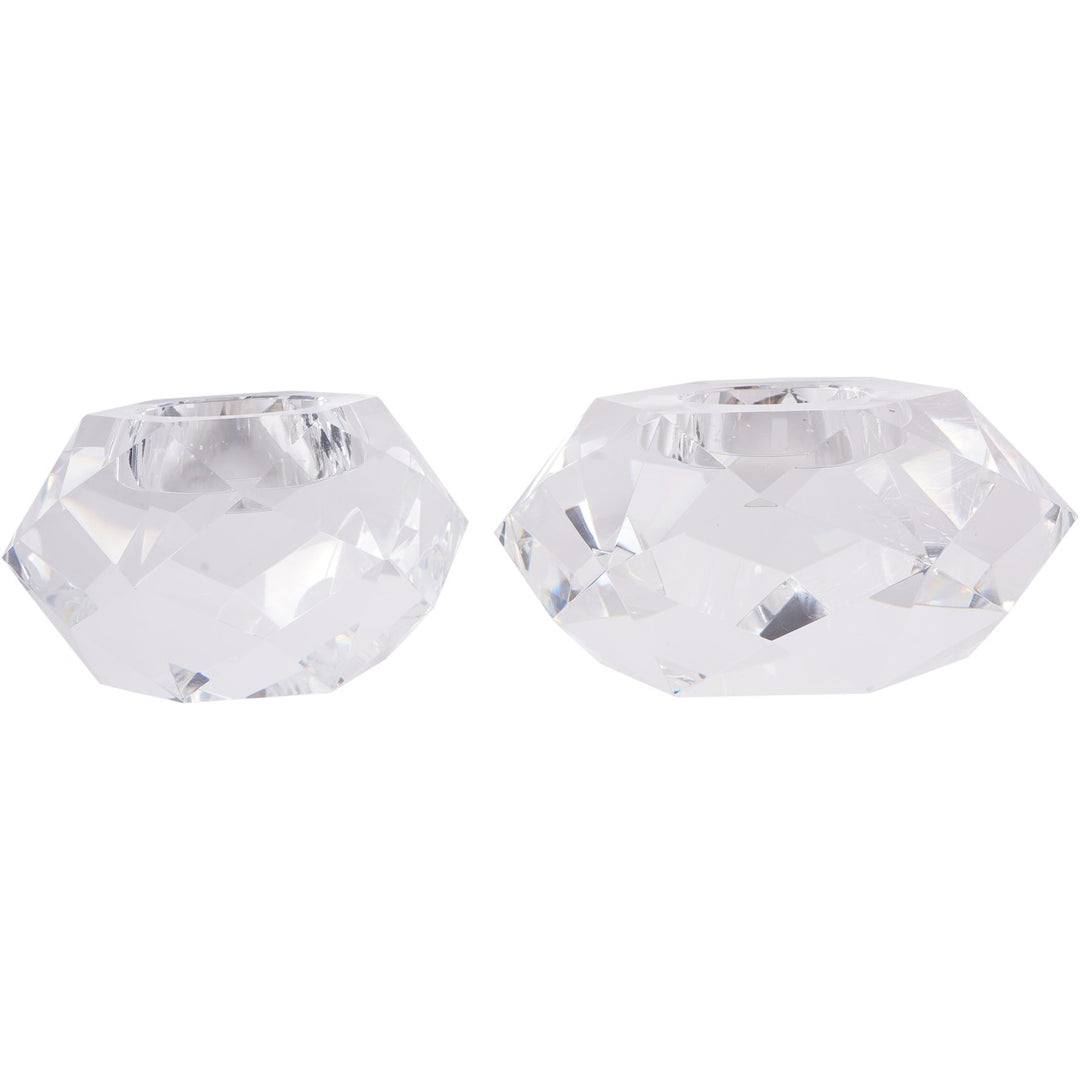 Laura Ashley Set of 2 Morcott Glass Tealight Holder