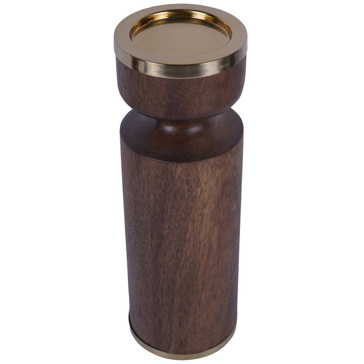 Libra Amalfi Wooden Pillar Holder 31cm