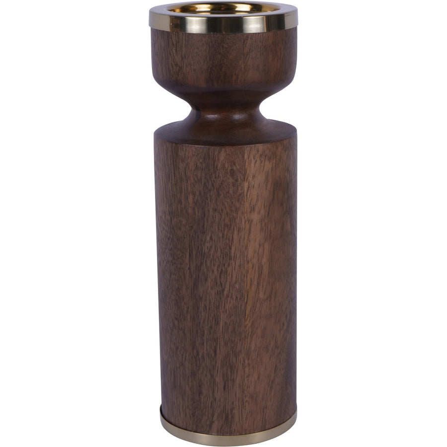 Libra Amalfi Wooden Pillar Holder 31cm