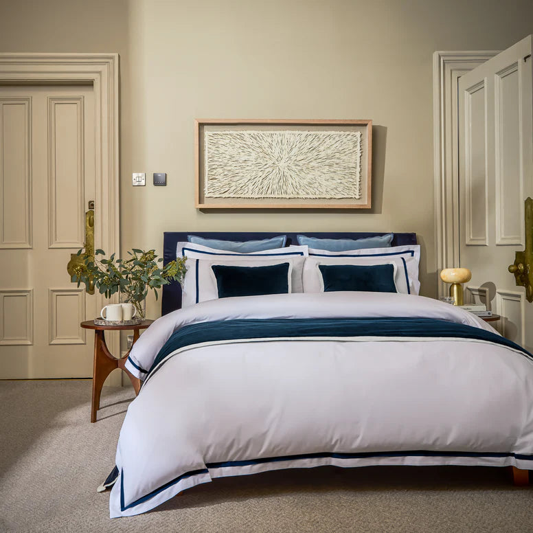 CHRISTY Beaumont Duvet Set Navy