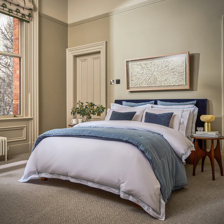 Beaumont Duvet set Pale Blue