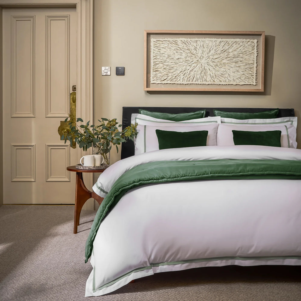 Beaumont Duvet Set Sage Green