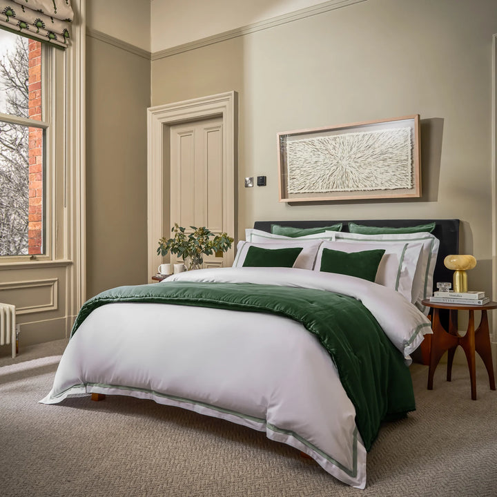 Beaumont Duvet Set Sage Green