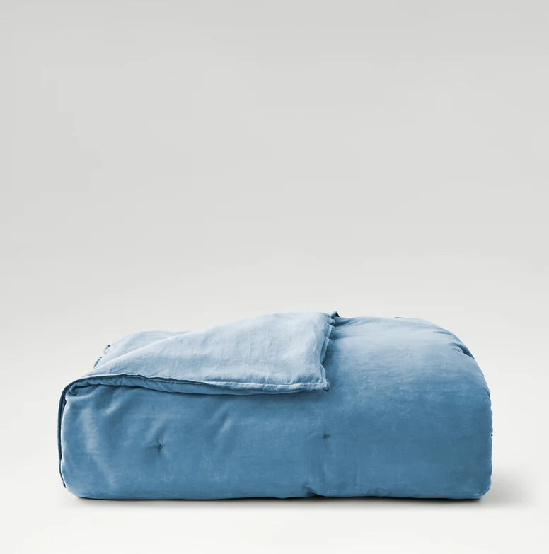 CHRISTY Harewood Bedspread - Blue