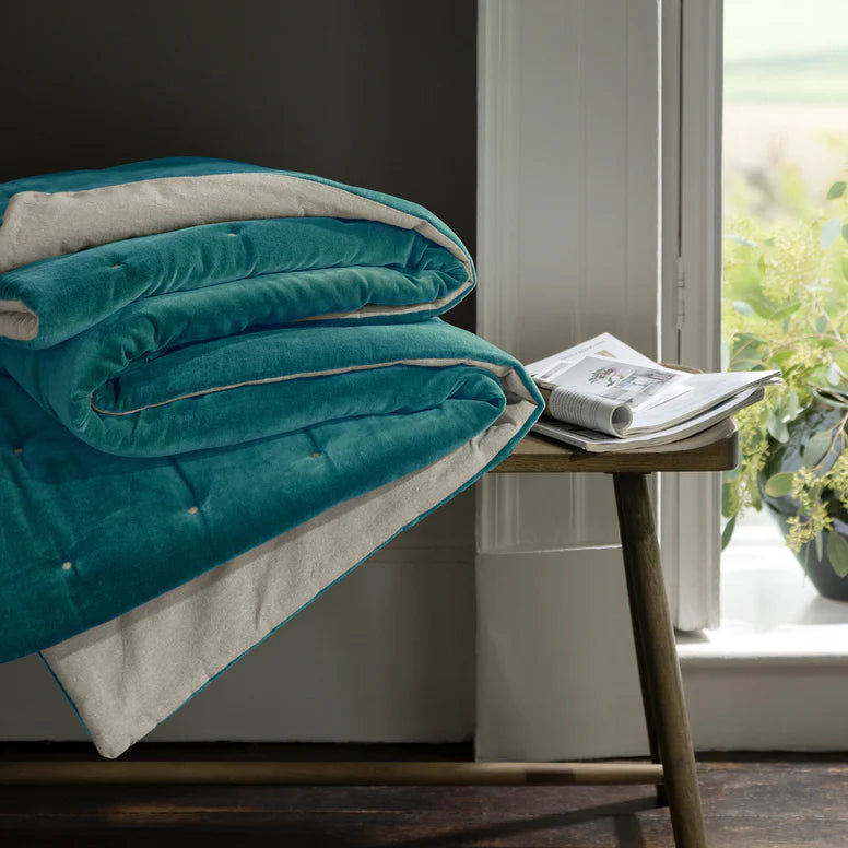 CHRISTY Jaipur Throw Peacock