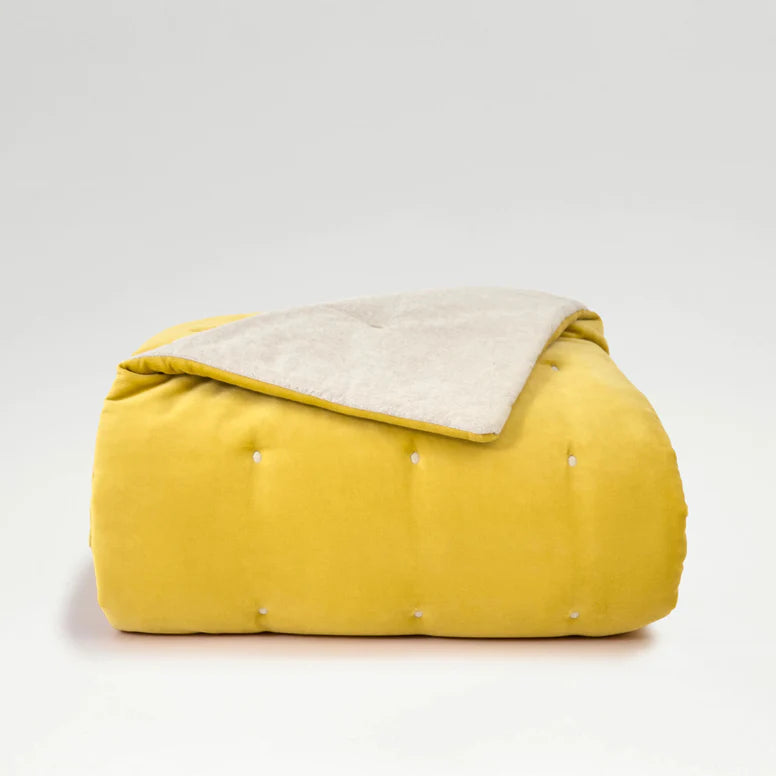 CHRISTY Jaipur Throw Turmeric