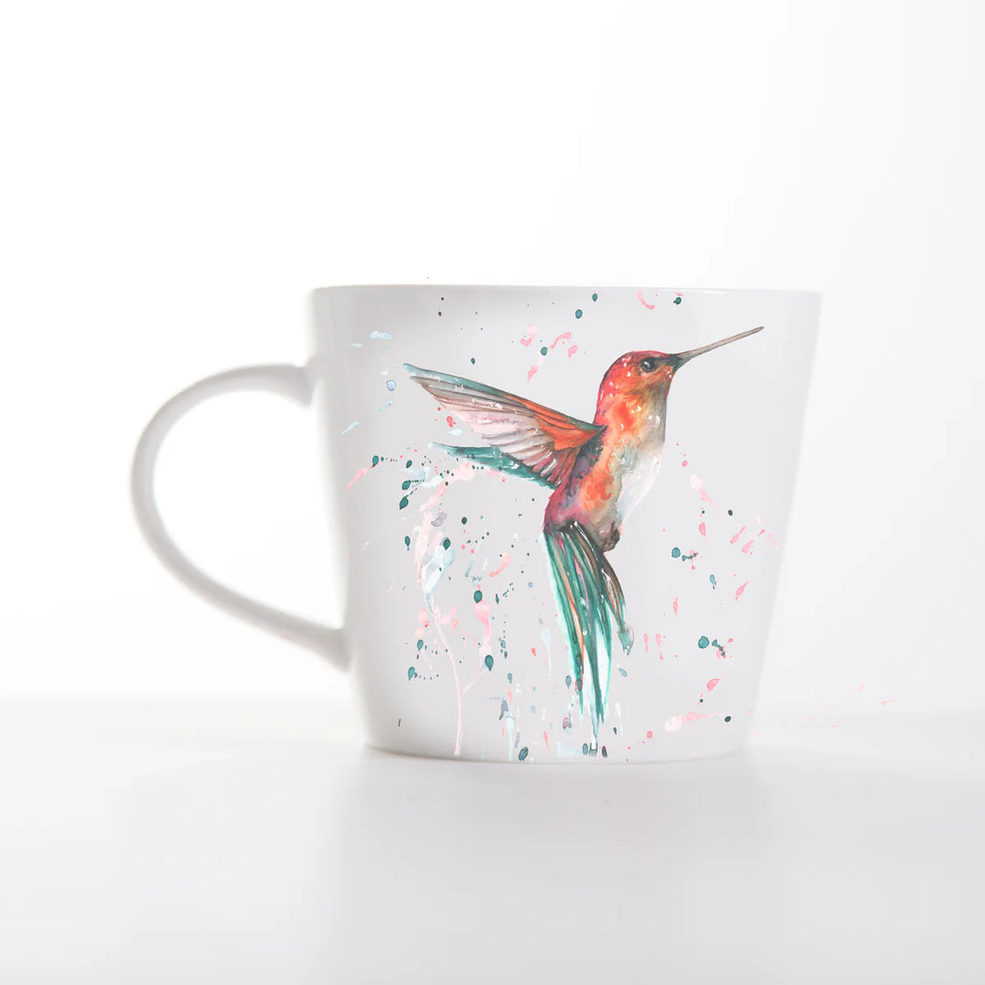 Meg Hawkins Hummingbird Design New Bone China Mug with full colour box 6 Pack