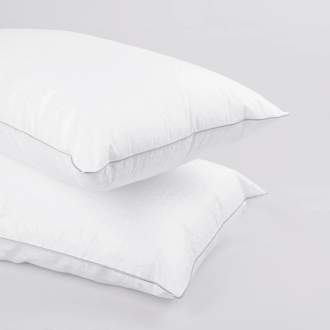 Tielle Luxury Jacquard Microfibre Pillow - 2 Pack