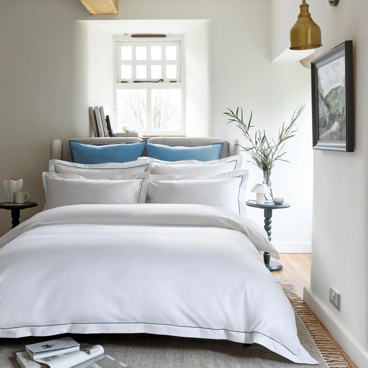CHRISTY Premium Sateen Duvet Set Blue