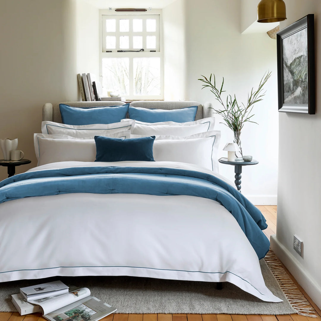 CHRISTY Premium Sateen Duvet Set Blue