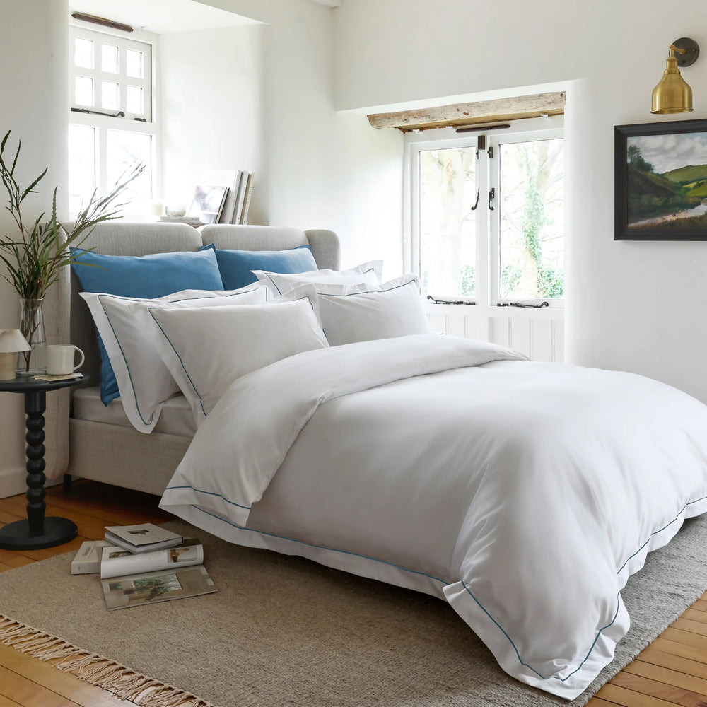 CHRISTY Premium Sateen Duvet Set Blue