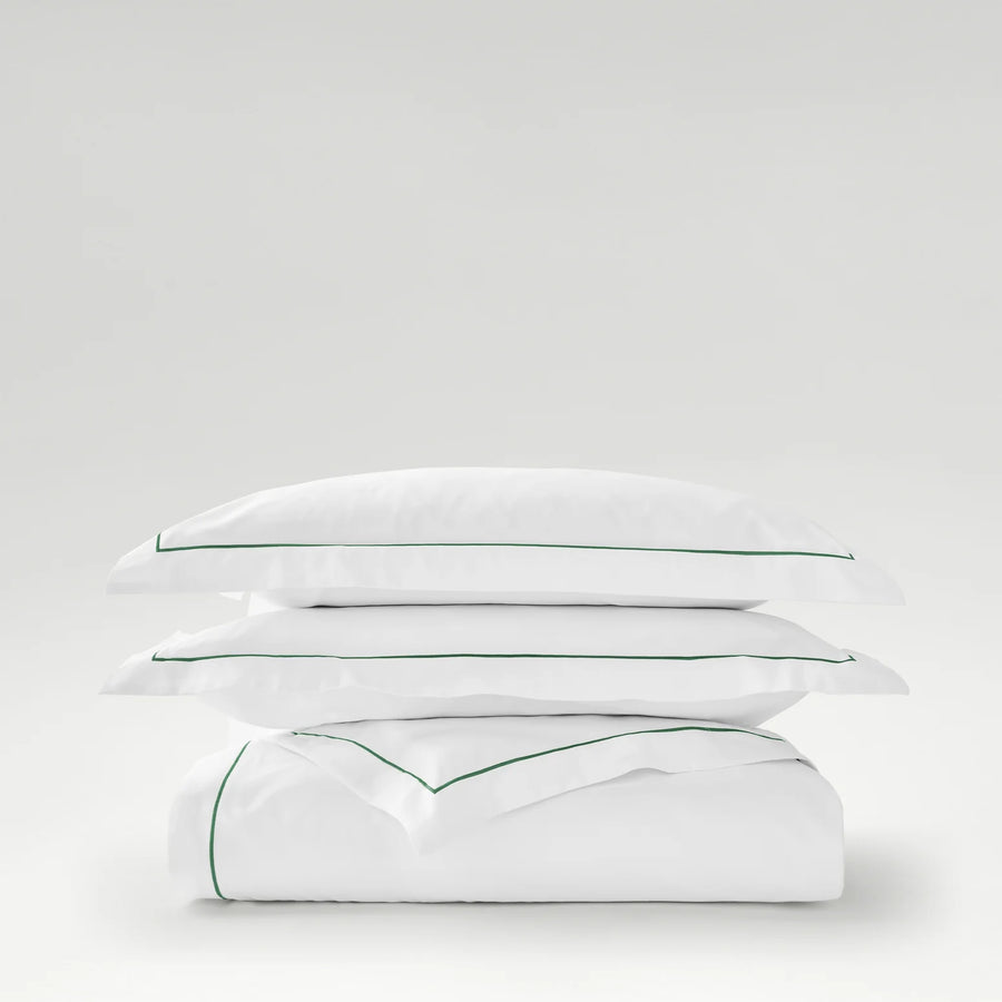CHRISTY Premium Sateen Duvet Set Green