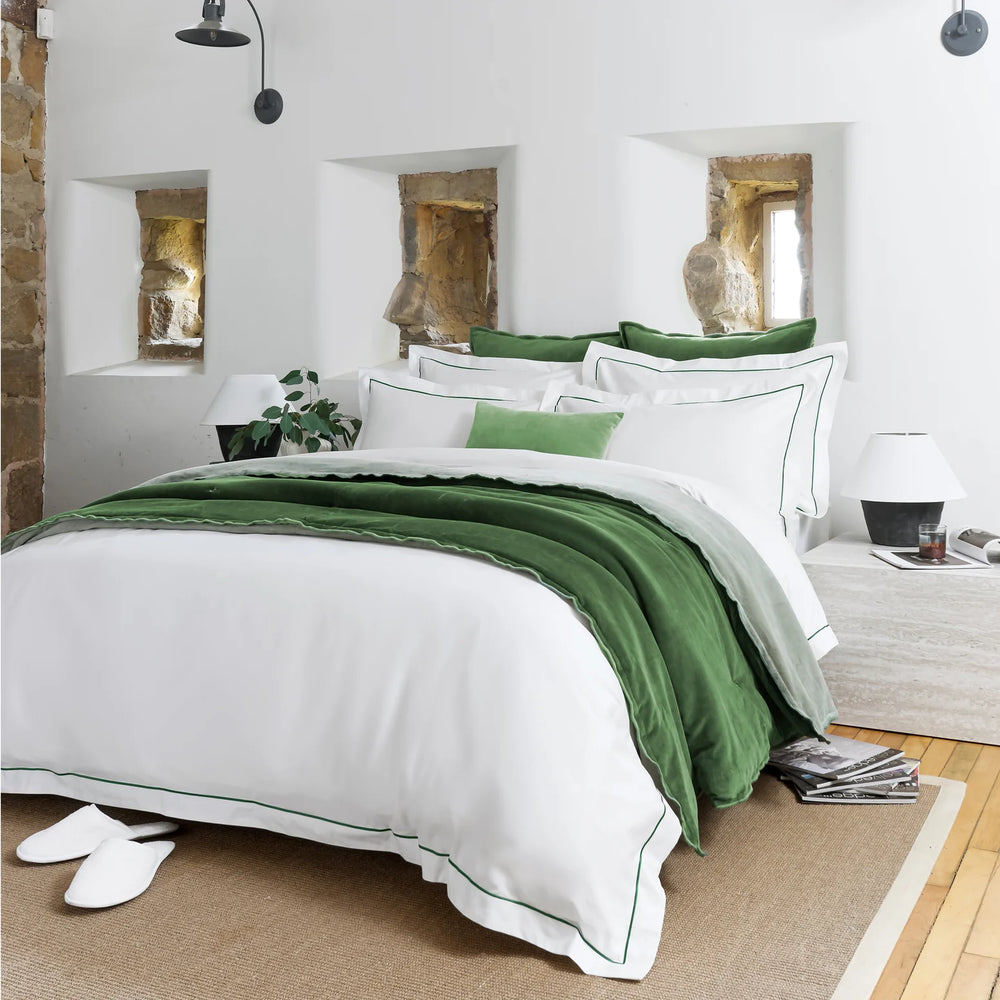 CHRISTY Premium Sateen Duvet Set Green