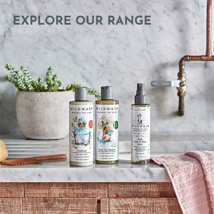 WILDWASH Yard Dog 2 in 1 Natural Shampoo and Conditioner - 12 x 250ml