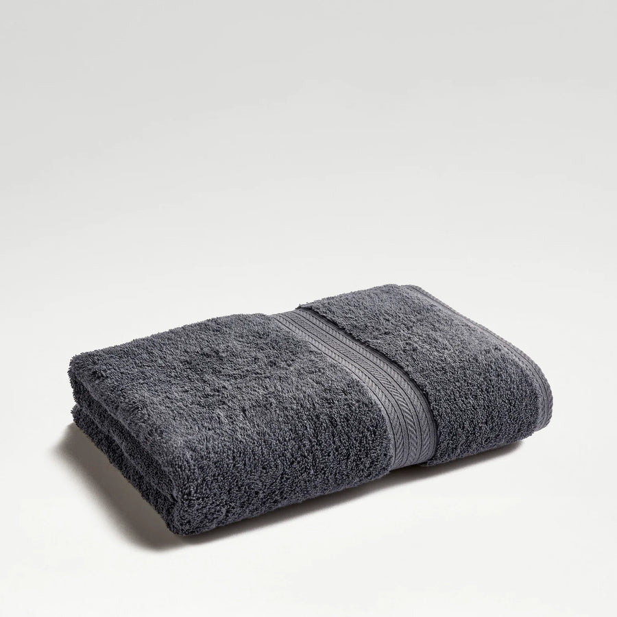 Folded CHRISTY Renaissance Towels - Ash Grey