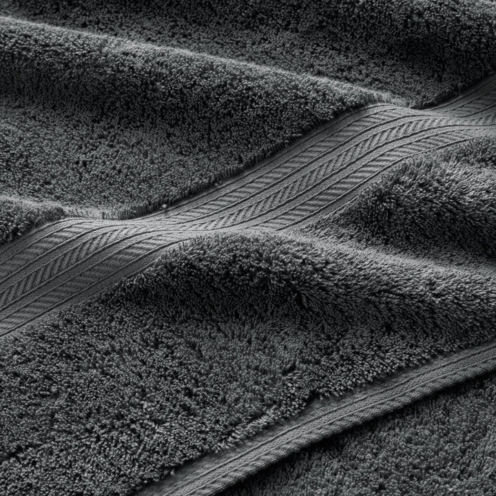 Close-up of CHRISTY Renaissance Towels - Ash Grey