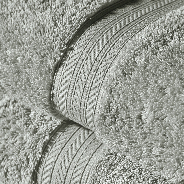 Close-up of CHRISTY Renaissance Towels - Dove Grey