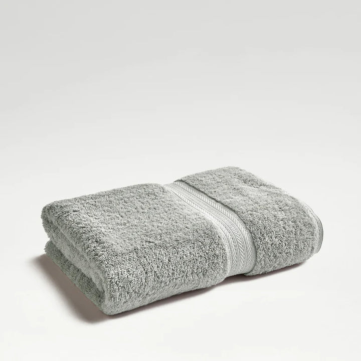 Folded CHRISTY Renaissance Towels - Dove Grey