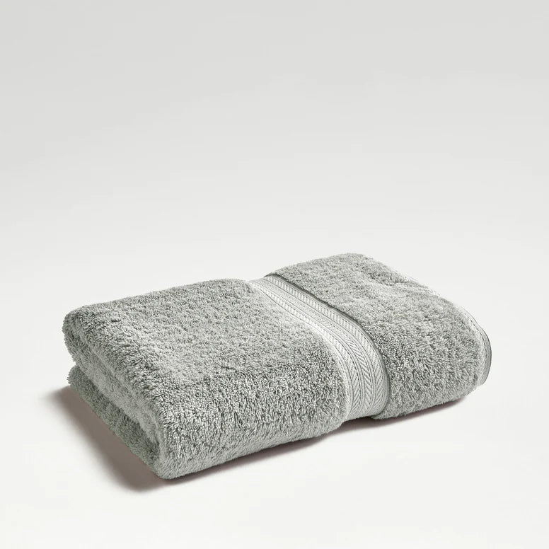 Folded CHRISTY Renaissance Towels - Dove Grey