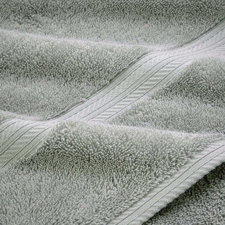 Close-up of CHRISTY Renaissance Towels - Dove Grey