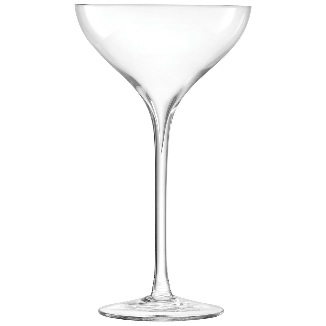 LSA Savoy Champagne Saucer 250ml Clear x 2