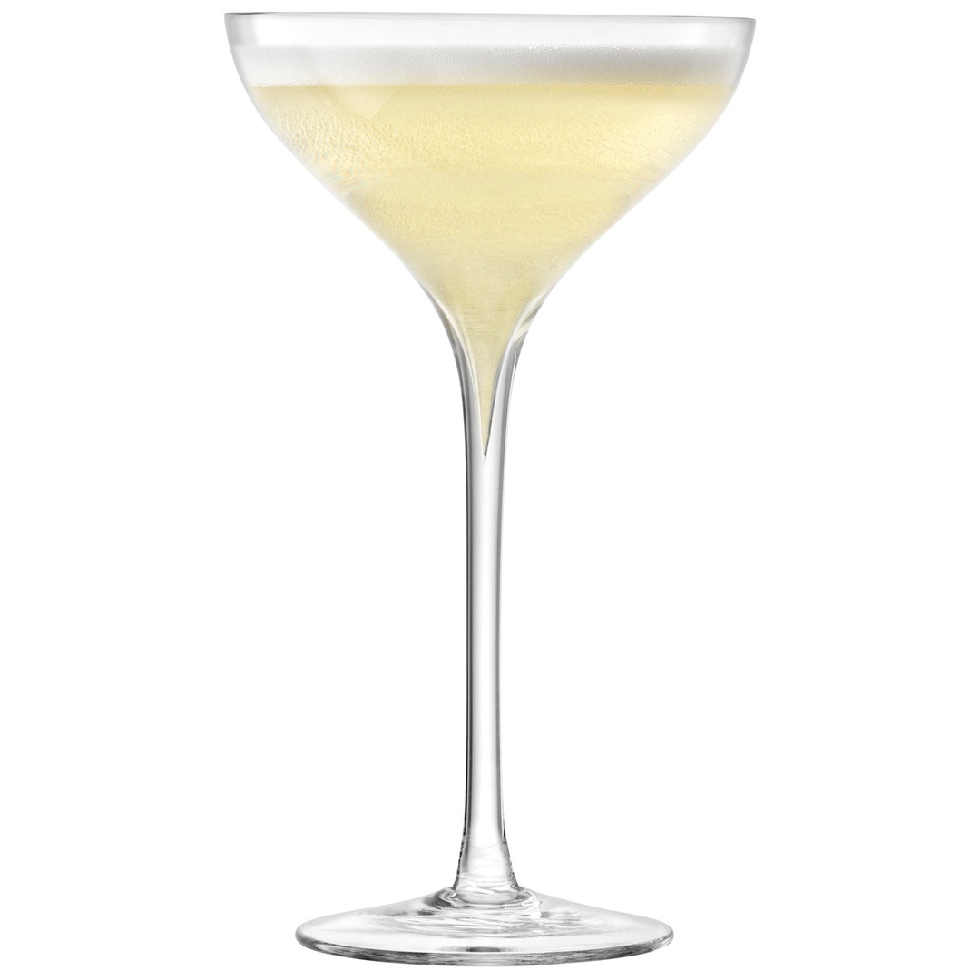 LSA Savoy Champagne Saucer 250ml Clear x 2