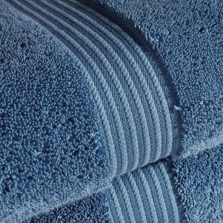 Close-up of CHRISTY Supreme Hygro Towels - Mineral Blue