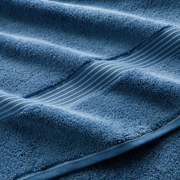 Close-up of CHRISTY Supreme Hygro Towels - Mineral Blue