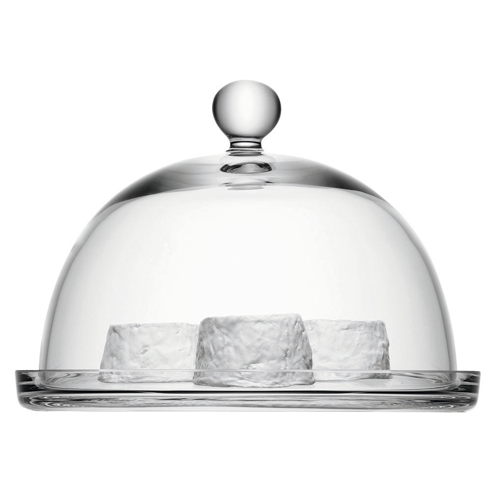 LSA Vienna Plate & Dome 25/22.5 H18cm Clear