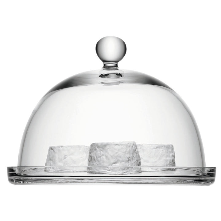 LSA Vienna Plate & Dome 25/22.5 H18cm Clear
