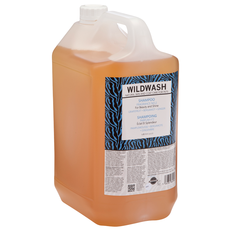 WILDWASH Deshedding Dog Shampoo Fragrance No.1 - 5 Litre