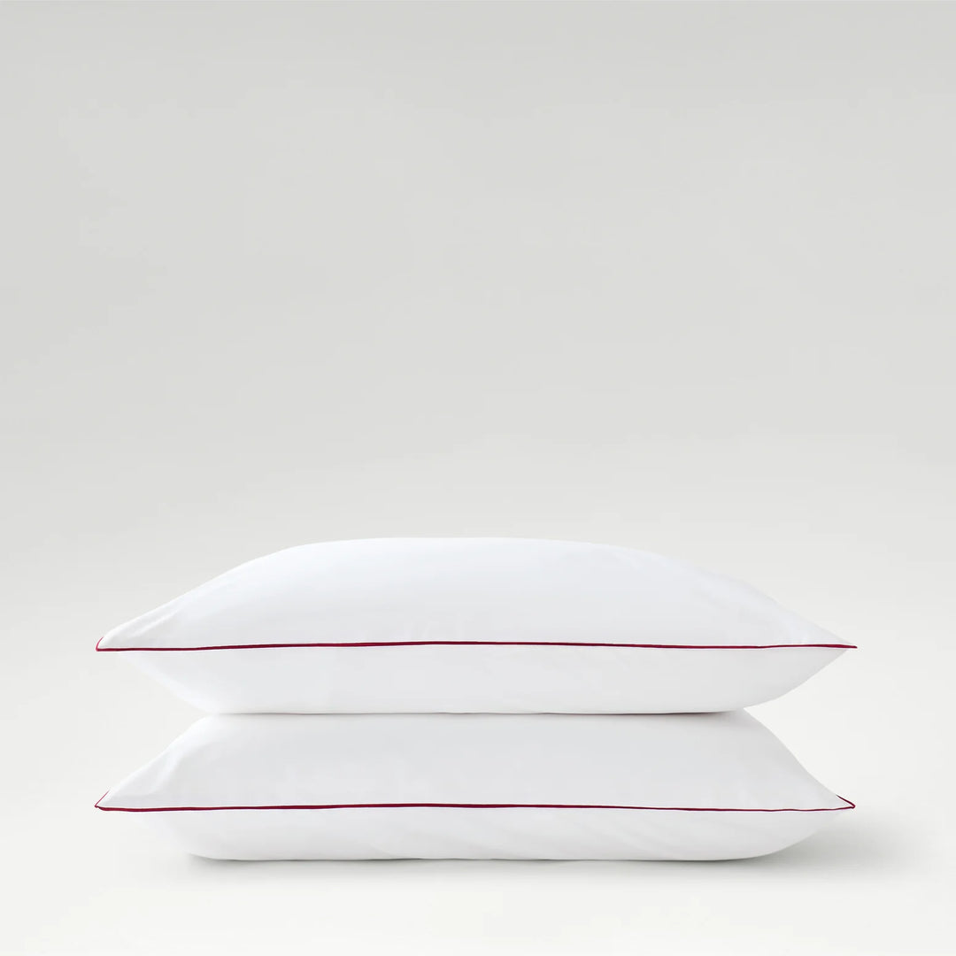CHRISTY Classic Percale Cotton Standard pillowcase pair Fuschia - Pack of Two