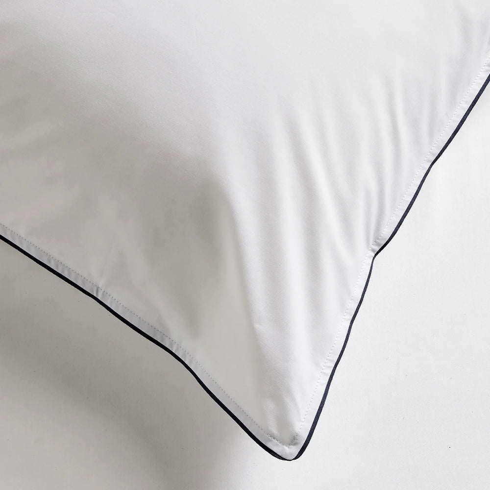 CHRISTY Classic Percale Cotton Standard pillowcase pair Navy - Pack of Two
