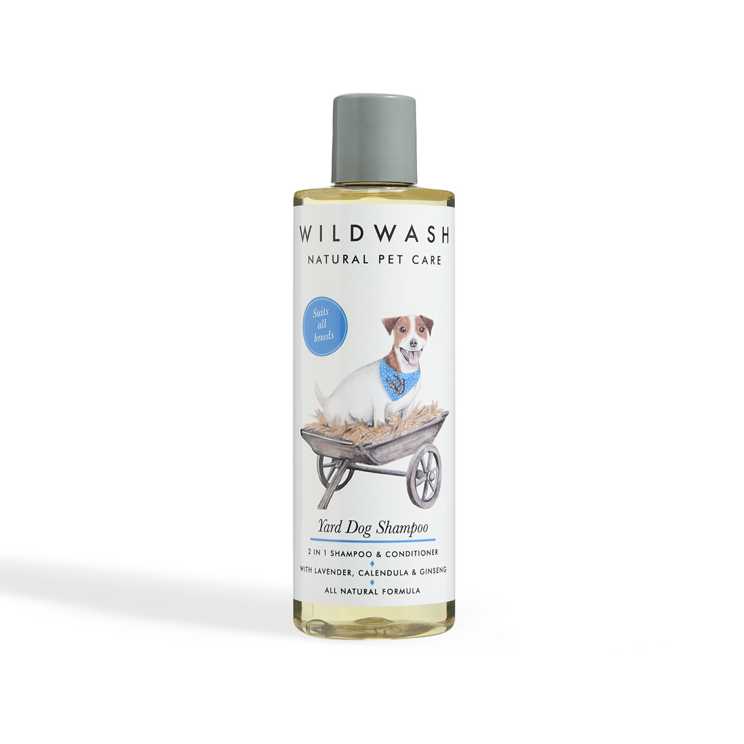 WILDWASH Yard Dog 2 in 1 Natural Shampoo and Conditioner - 12 x 250ml