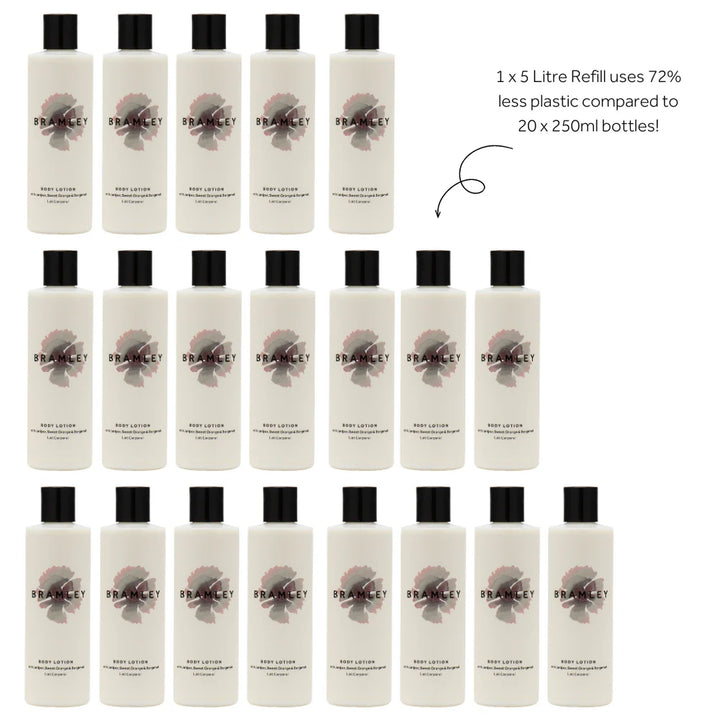 Body Lotion 5 Litre with Juniper, Sweet Orange & Bergamot essential oils