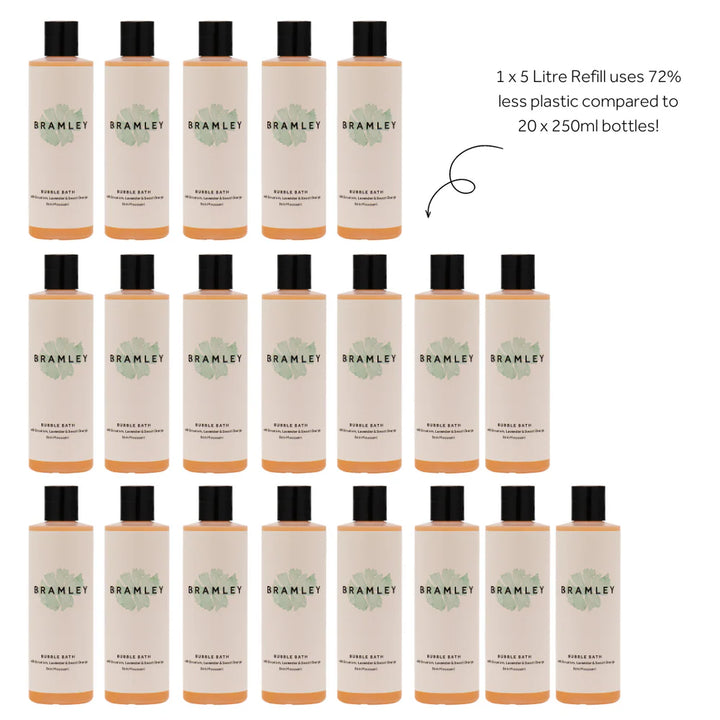 Bubble Bath 5 Litre with Geranium, Lavender & Sweet Orange essential oils