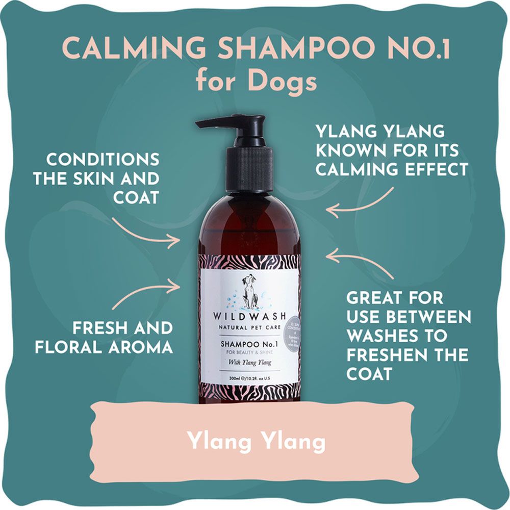WILDWASH Calming Dog Shampoo Fragrance No.1  - 12 x 300ml