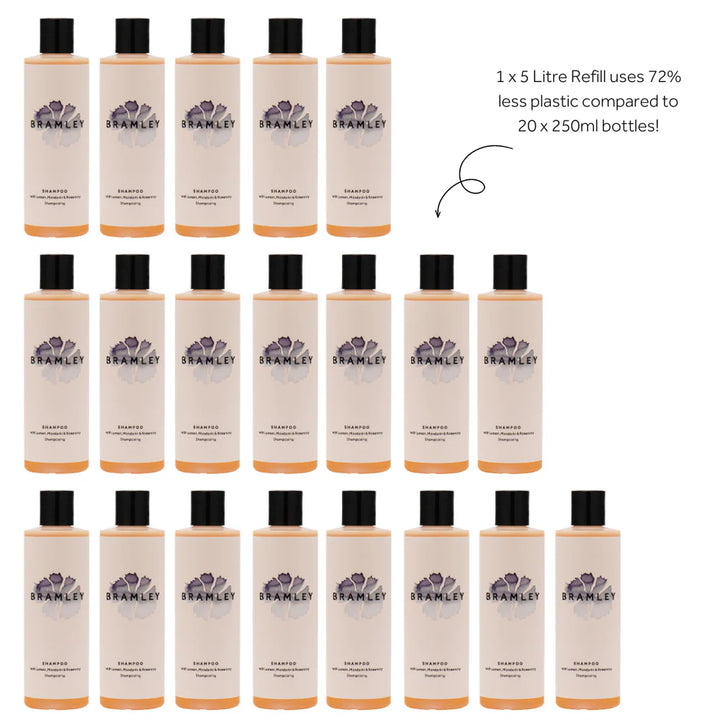 Shampoo 5 Litre with Lemon, Mandarin & Rosemary essential oils